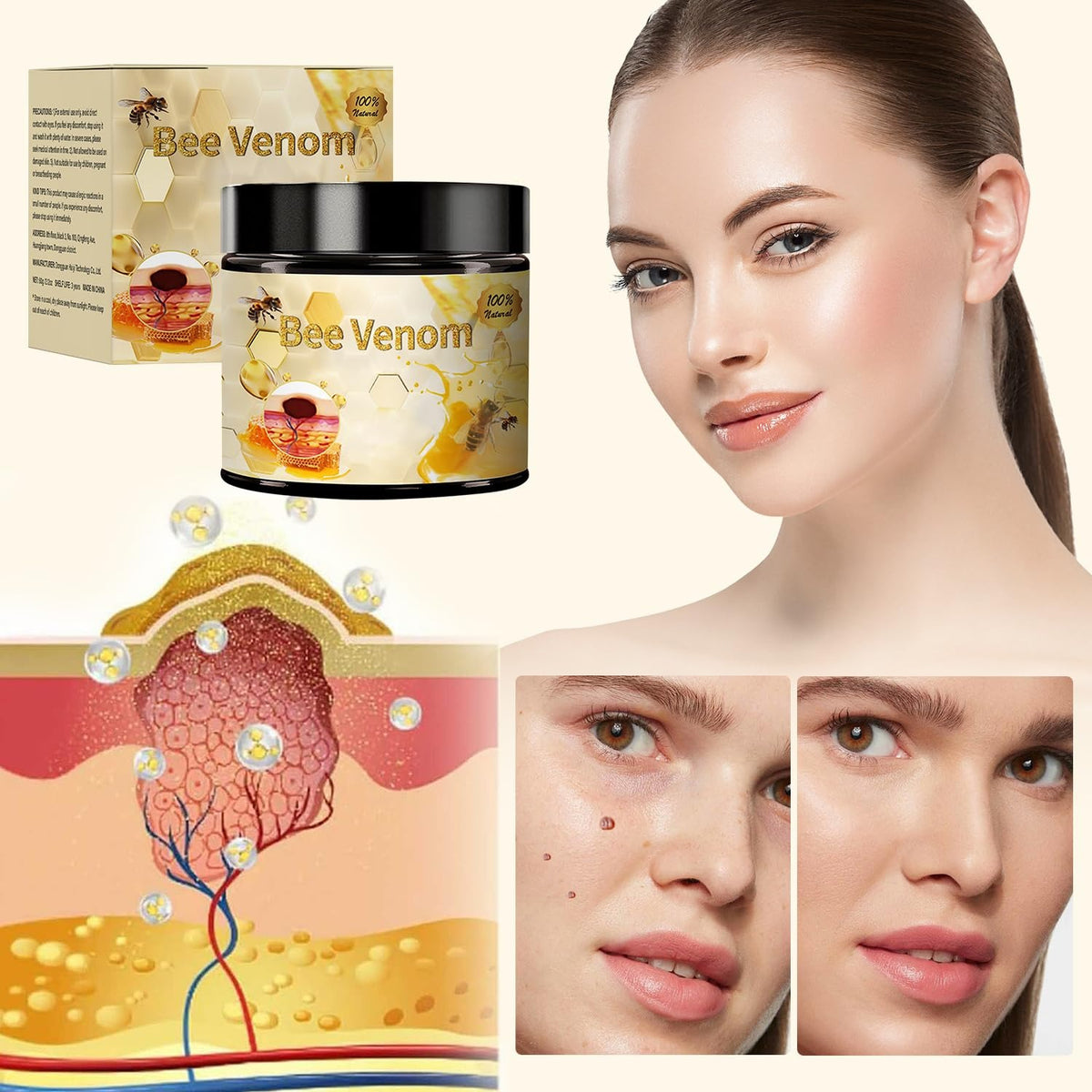 Bee Venom Skin Treatment Cream